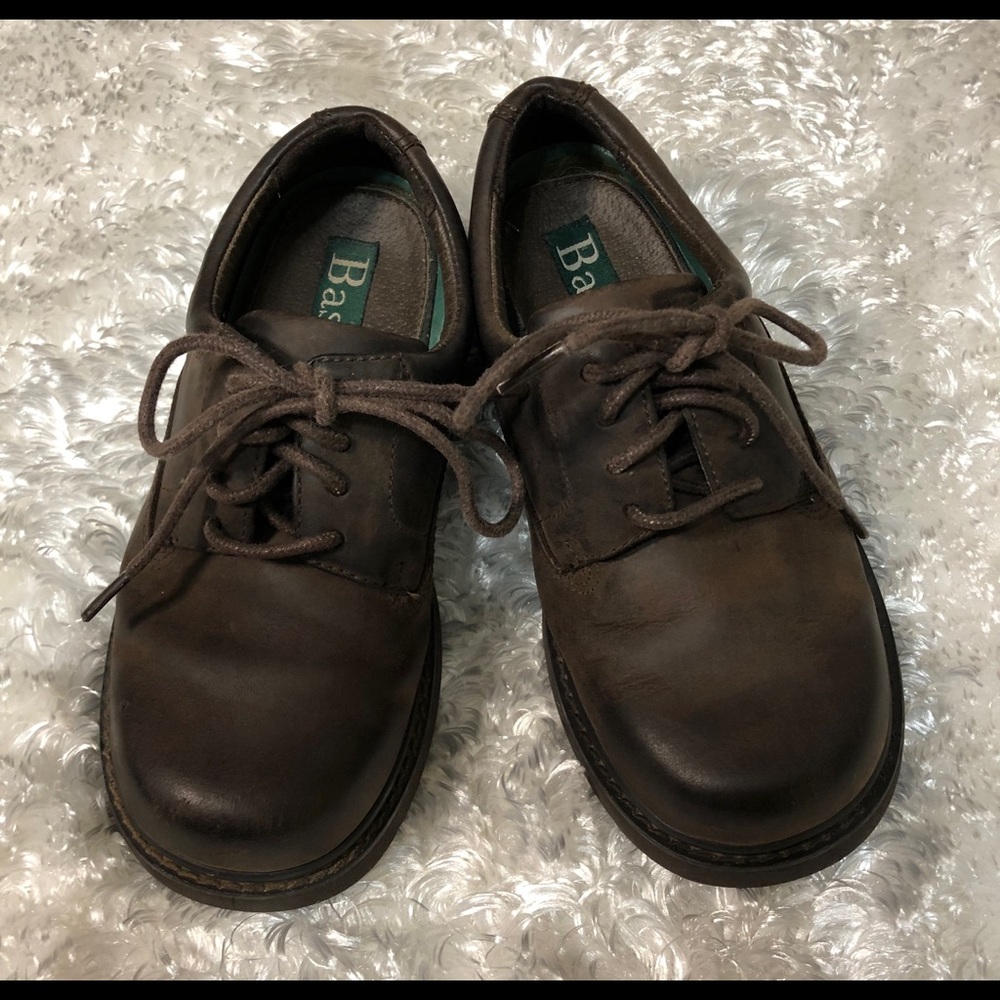 ❤️ BASS Dark Brown Kids Shoe Size 11 1/2M